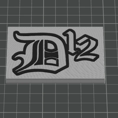 Bảng Logo D12 / Dirty Dozen (Eminem) - Plaque