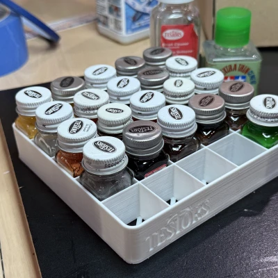 Khay đựng sơn mô hình Testors (in NHANH)