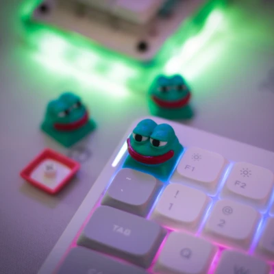 Keycap Pepe the Frog cho switch MX (multicolor 3MF)