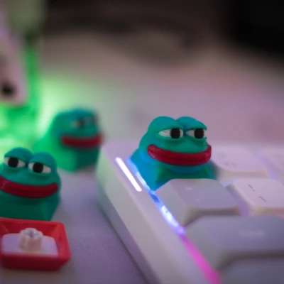 Keycap Pepe the Frog cho switch MX (multicolor 3MF)
