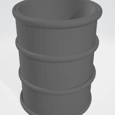 Ống cắm bút dạng thùng (Dùng làm gì cũng được)