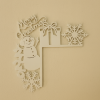 2025 Snowman DoorCorner – Trang trí góc cửa Người Tuyết - Thumbnail 4