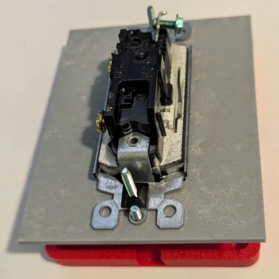 Tấm cover plate ngắt khẩn cấp cho công tắc Decora tiêu chuẩn