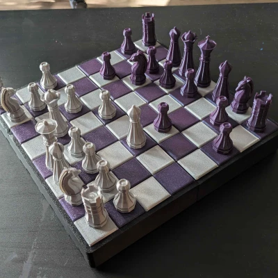 Hộp bàn cờ gập, bảng Pixel Art 8x8 kèm các ô Tile