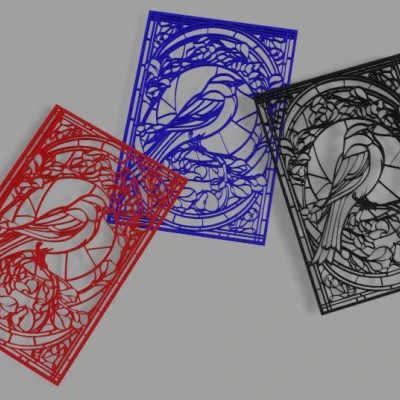 Chim sẻ trong khung (Sparrow in a frame)