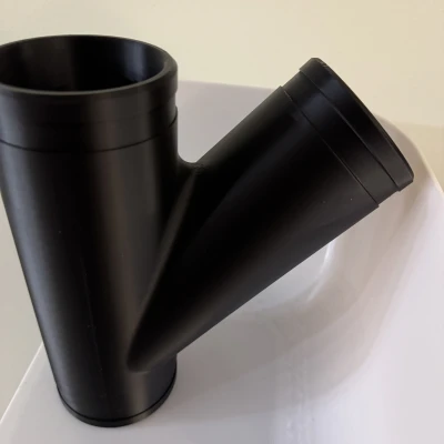 Adapter chữ Y cho ống gió 3 inch / 76mm (Duct Y adapter)