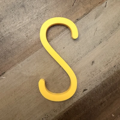 Móc chữ S chịu tải nặng với cạnh bo tròn hoặc vát mép