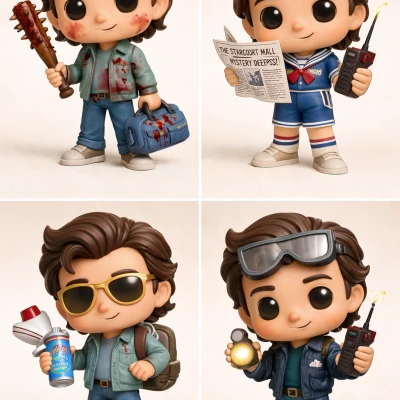 Steve Harrington – Nhiều mẫu figure