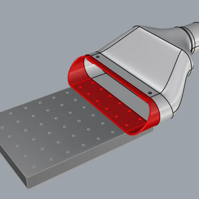 Vacuum suction head_ (Đầu hút chân không cho laser fiber)