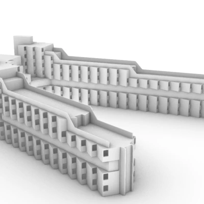 Andrew Melville Hall of Residence James Stirling 1:500