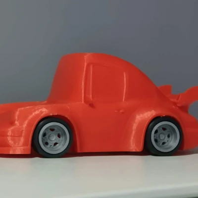 Mini Tooned Porsche – Mẫu 3D xe Porsche kiểu hoạt hình