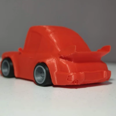 Mini Tooned Porsche – Mẫu 3D xe Porsche kiểu hoạt hình
