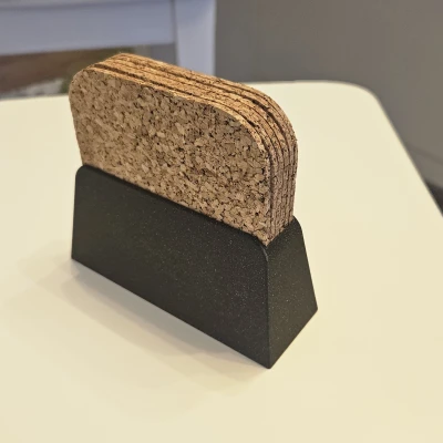 Khay đựng lót ly bằng cork (Cork coaster holder)