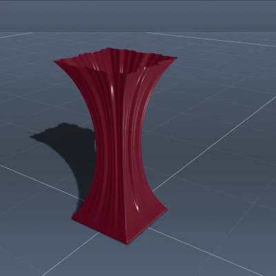 Bình hoa Parametric tuỳ biến hoàn toàn (Fully Customizable Parametric Vase)