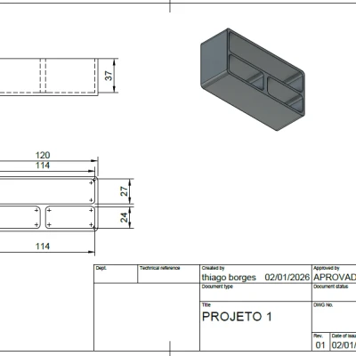 Organizador de mesa – Khay tổ chức bàn làm việc in 3D