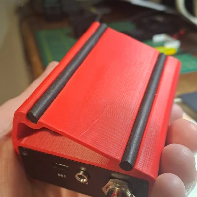 QMX simple holder – Đồ giữ đơn giản có lót cao su chống trượt Ø 6mm