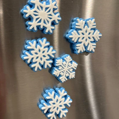 Nam Châm Bông Tuyết Mini (Tiny Snowflake Magnets)