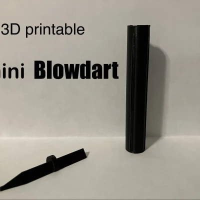 Ống thổi phi tiêu (3D Printable Blowdart) để in 3D