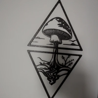 The Mighty Mushroom Wall Decor – Trang trí tường Nấm Hùng Mạnh