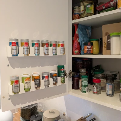 Kệ gia vị Ostmann kiểu khác (không dùng vít)