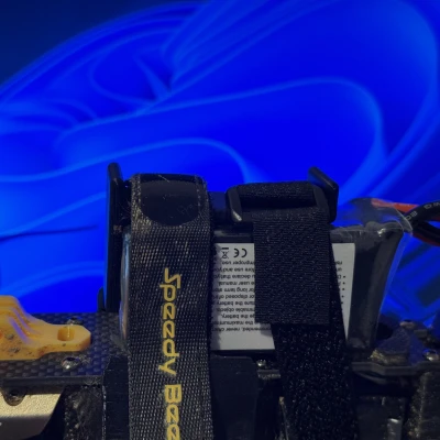 Ốp cố định dây đai LiPo FPV 2 dây & cản trước