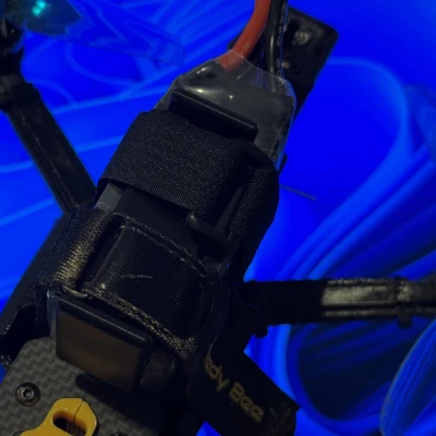 Ốp cố định dây đai LiPo FPV 2 dây & cản trước