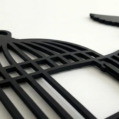 Wall Art Lồng Chim - Silhouette Hiện Đại Treo Tường