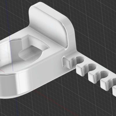 Oral-B: Đế sạc + khay giữ đầu phun/đầu thay thế