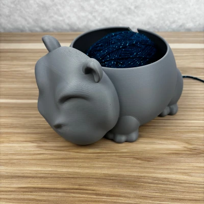 Bát Đựng Len Hình Hà Mã (Hippo Yarn Bowl)