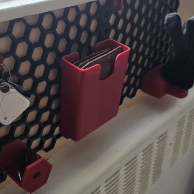 Giá đỡ ví dạng đứng sâu (hộp dựng có rãnh móc ngón tay)