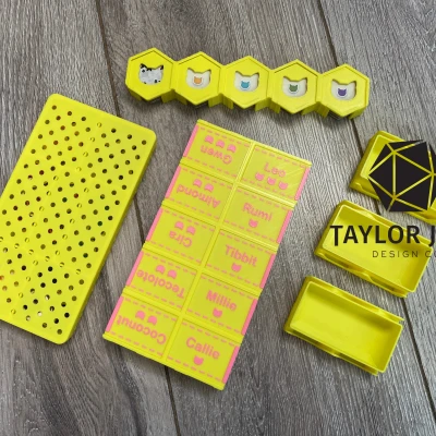 Bộ Organizer/Insert cho Board Game Calico (Calico Board Game Organizer)