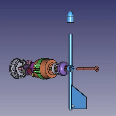 YA-WV-V0.8 – Cánh gió dùng absolute encoder quang 4-bit (22,5°)