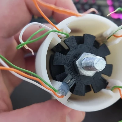 YA-WV-V0.8 – Cánh gió dùng absolute encoder quang 4-bit (22,5°)