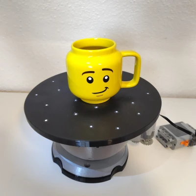 Bàn Xoay 3D Scanning Nhỏ cho Highly Adjustable Ball Vise System