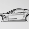 Tranh Treo Tường Silhouette Chevrolet Corvette C6 ZR1 - Thumbnail 1