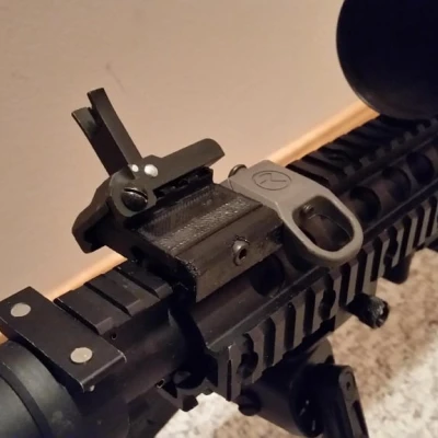 Adapter rail Picatinny góc 45 độ (45 degree angled picatinny rail adapter)