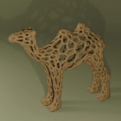 Camel Voronoi (Lạc đà phong cách Voronoi)