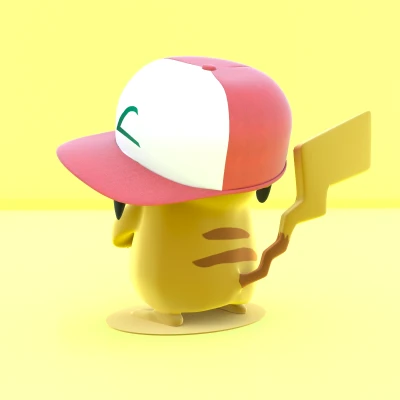 025 Pikachu Cap Holder 3D print – Giá treo mũ Pikachu file STL