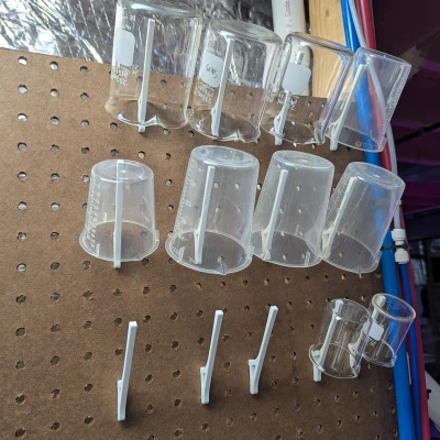 Giá treo pegboard cho cốc Griffin/hũ mason (Pegboard Beaker/Jar Mount)