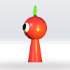 Sprunki OC Apple STL file 3D Model 3mf Multicolor Fanart - Thumbnail 4
