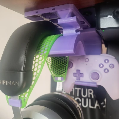 Giá treo tai nghe Multiconnect openGrid (treo dưới bàn)