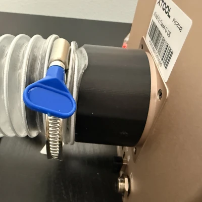 Adapter ống 2.25" sang 2.5" cho xtool F1/F2 laser engraver