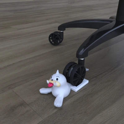 086 Seel Gaming Chair Caster Wheel Pokemon – Chặn bánh xe ghế gaming (STL)