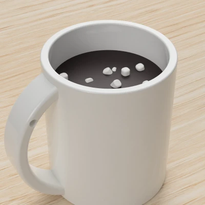Ly Hot Chocolate Mug V3! (có thêm candy cane)