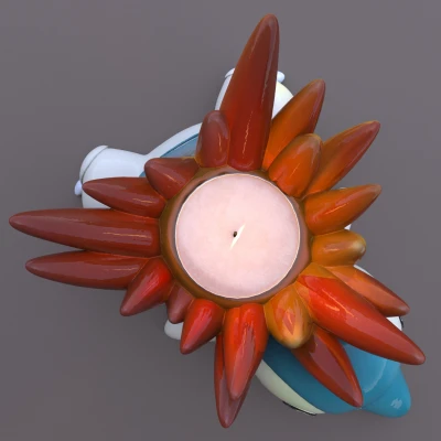 155 Cyndaquil - Giá đỡ nến