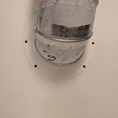 Viền che lỗ thông gió dạng tách đôi (Split Flange) 6 in