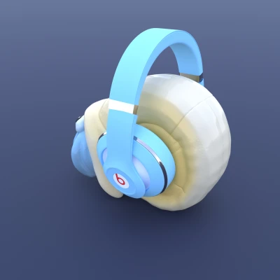 Mẫu 3D Pokemon 138 Omanyte – giá đỡ tai nghe