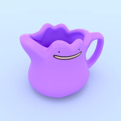 Mẫu 3D ly Ditto Pokemon (Ditto mug) 132 – STL/OBJ