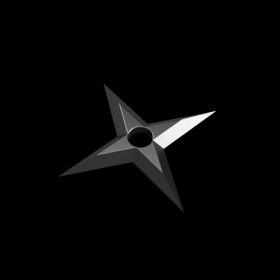 Phi Tiêu Ninja 4 Cánh (Ninja Star 4 points)