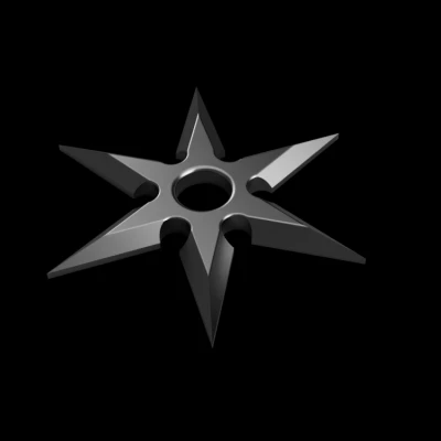 Ninja Star (Shuriken) đơn giản